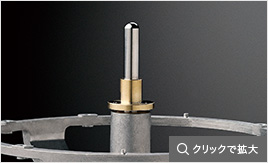 オイル含浸軸受け構造のスピンドル