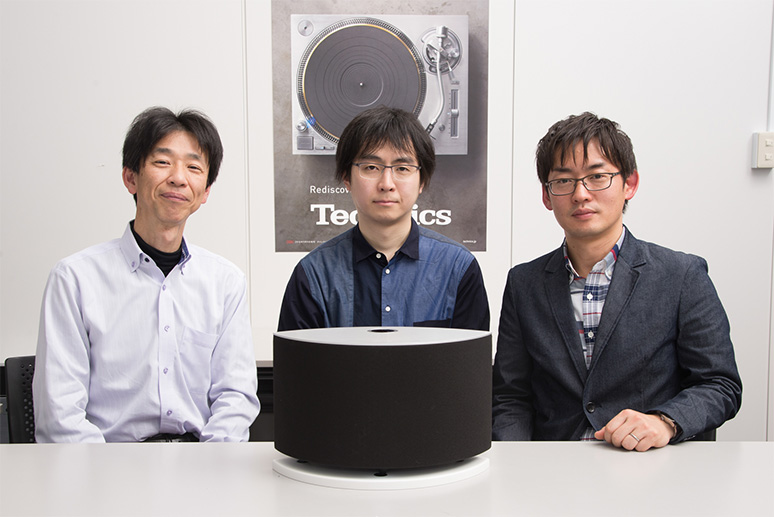 インタビューに答えていただいたお二方と生形三郎氏