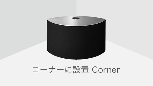 3つのプリセットその3・コーナーに設置