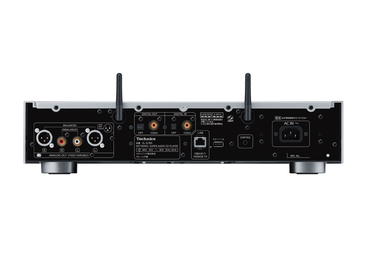 SL-G700の背面